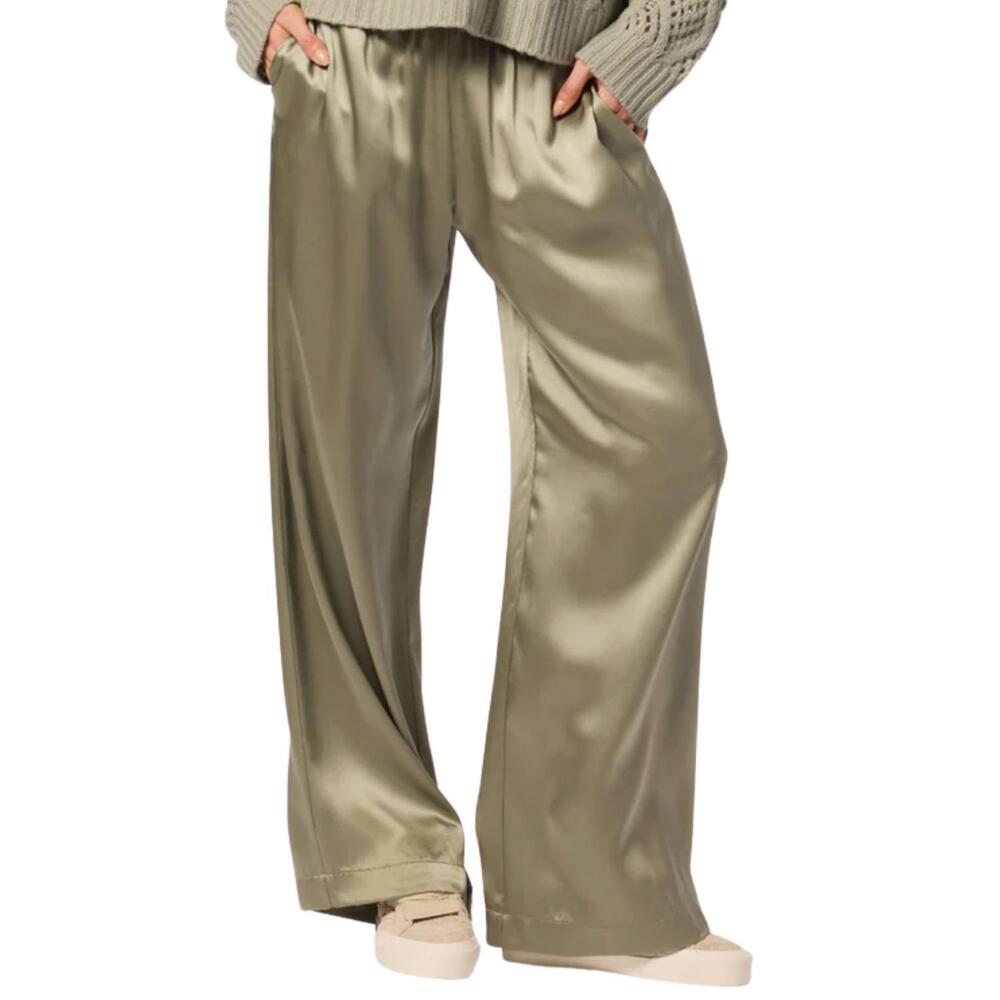 NEW SABLYN brynn wide leg silk pant in eucalyptus
